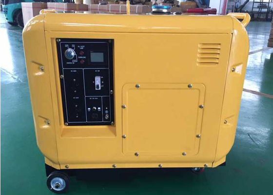 6kva pequeños generadores portátiles amarillos Genset eléctrico 3000rpm 3600rpm