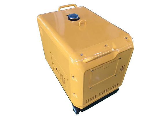 6kva pequeños generadores portátiles amarillos Genset eléctrico 3000rpm 3600rpm