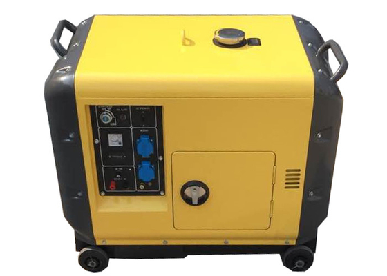 CE amarillo de los pequeños generadores portátiles de la generación de 5.5kva Electric Power