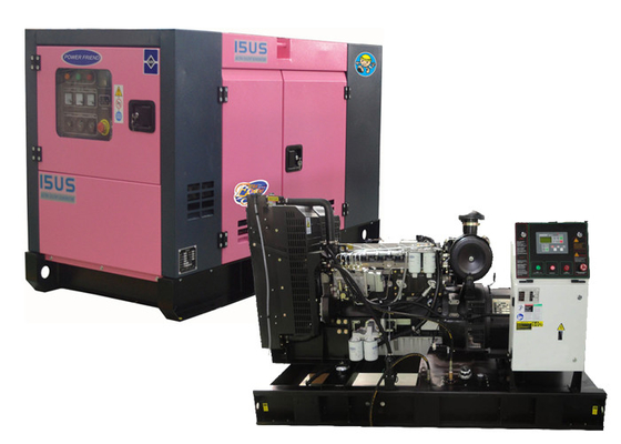 Generador de motor diesel 60dB del generador ultra silencioso del motor en 7 metros