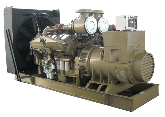 tipo silencioso estación eléctrica KTA50-GS8 del generador diesel de 1500KVA Cummins