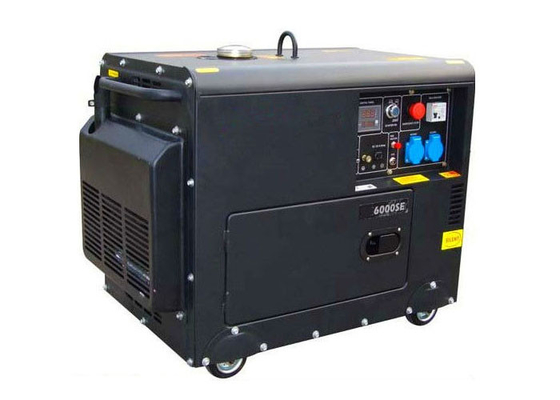 Sistema de generador diesel portátil eléctrico la monofásico 220v 5kva para el hogar