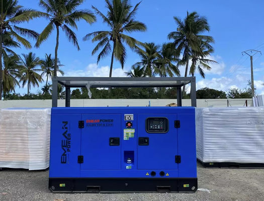20KW 25KVA Diesel Generator Set with 50 Hz Frequency and 6200kg Steel Construction for Fixed Installation
