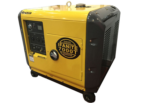 El pequeño generador diesel de la emergencia, el comienzo eléctrico 6kva calla el generador portátil