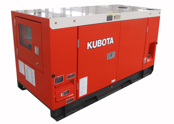 Sistema de generador diesel de Japón Kubota del origen, generador eléctrico ultra silencioso del diesel del comienzo