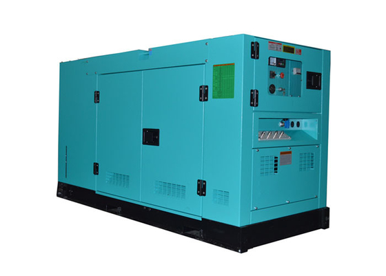 Sistema de generador azul del motor diesel del color, generador diesel enfriado por líquido silencioso