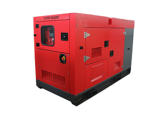 50 generador refrigerado por agua del diesel de 20 KVA de generador la monofásico de los herzios 60hz del poder silencioso del sistema