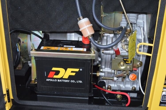 5.5KW pequeño comienzo eléctrico diesel portátil de los generadores 3000rpm ultra silenciosamente