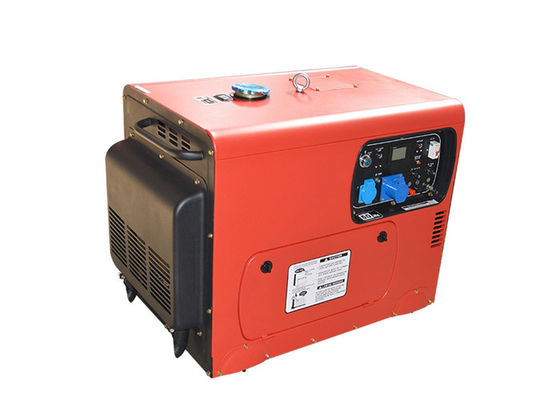 Generador portátil pequeño con nivel de ruido de 50-65 dB, con velocidad de motor de 3000 rpm/3600 rpm y potencia nominal de 10 kVA
