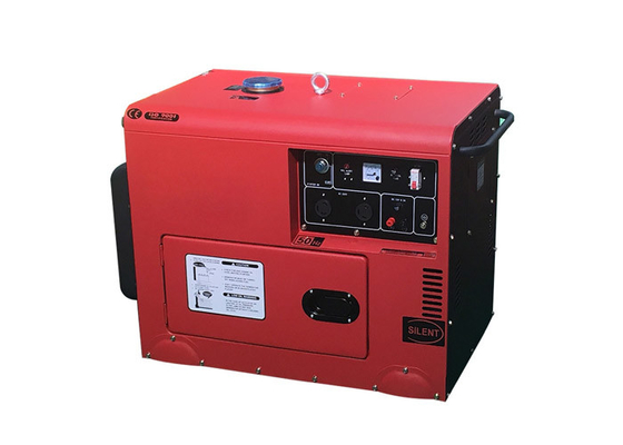 Generador diesel insonoro 5kva 5kw la monofásico de la CA con ATS, mantenimiento fácil