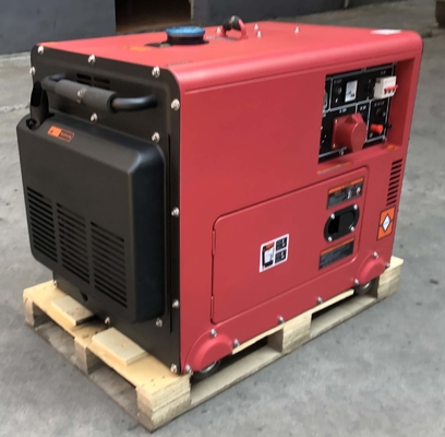 Generador diesel portátil eléctrico del comienzo 5KW del uso en el hogar sin ruido