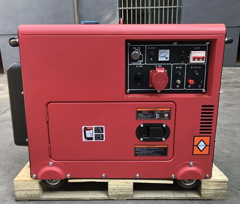 Generador diesel portátil eléctrico del comienzo 5KW del uso en el hogar sin ruido
