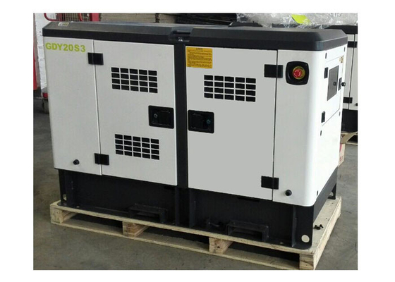 Poder silencioso diesel del sistema de generador del motor de ISUZU 20kw -30kw que genera el sistema